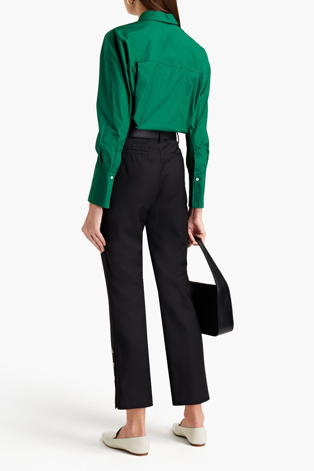 LOULOU STUDIO Marion wool straight-leg pants