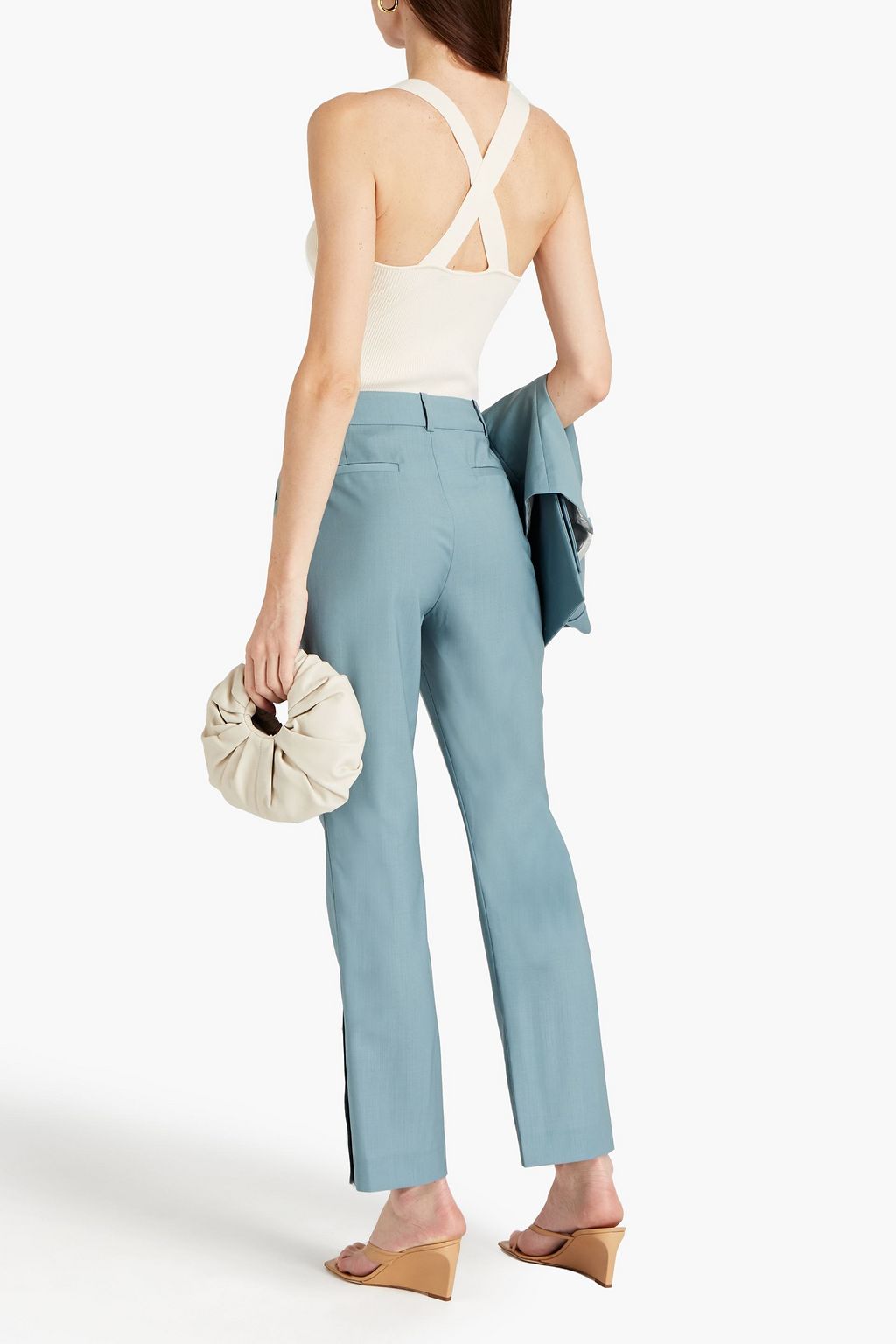 LOULOU STUDIO Marion wool straight-leg pants