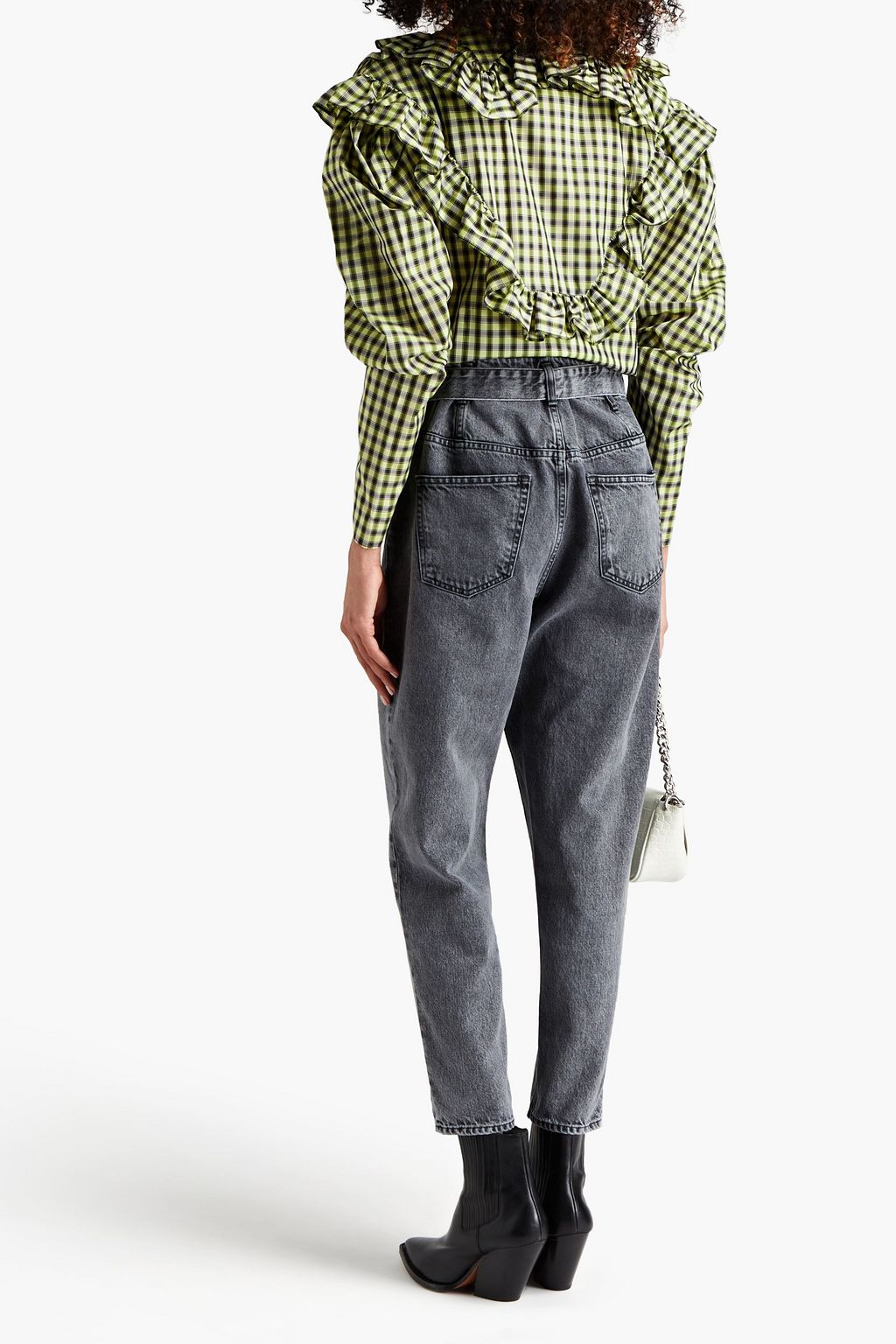 PHILOSOPHY DI LORENZO SERAFINI Ruffled gingham faille shirt