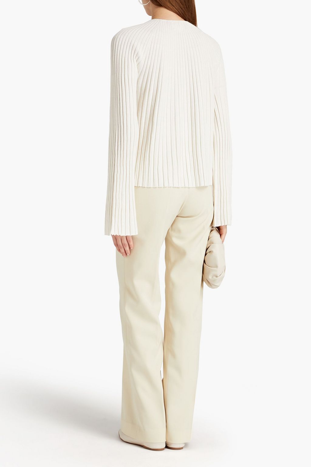 LOULOU STUDIO Hairan ribbed-knit sweater