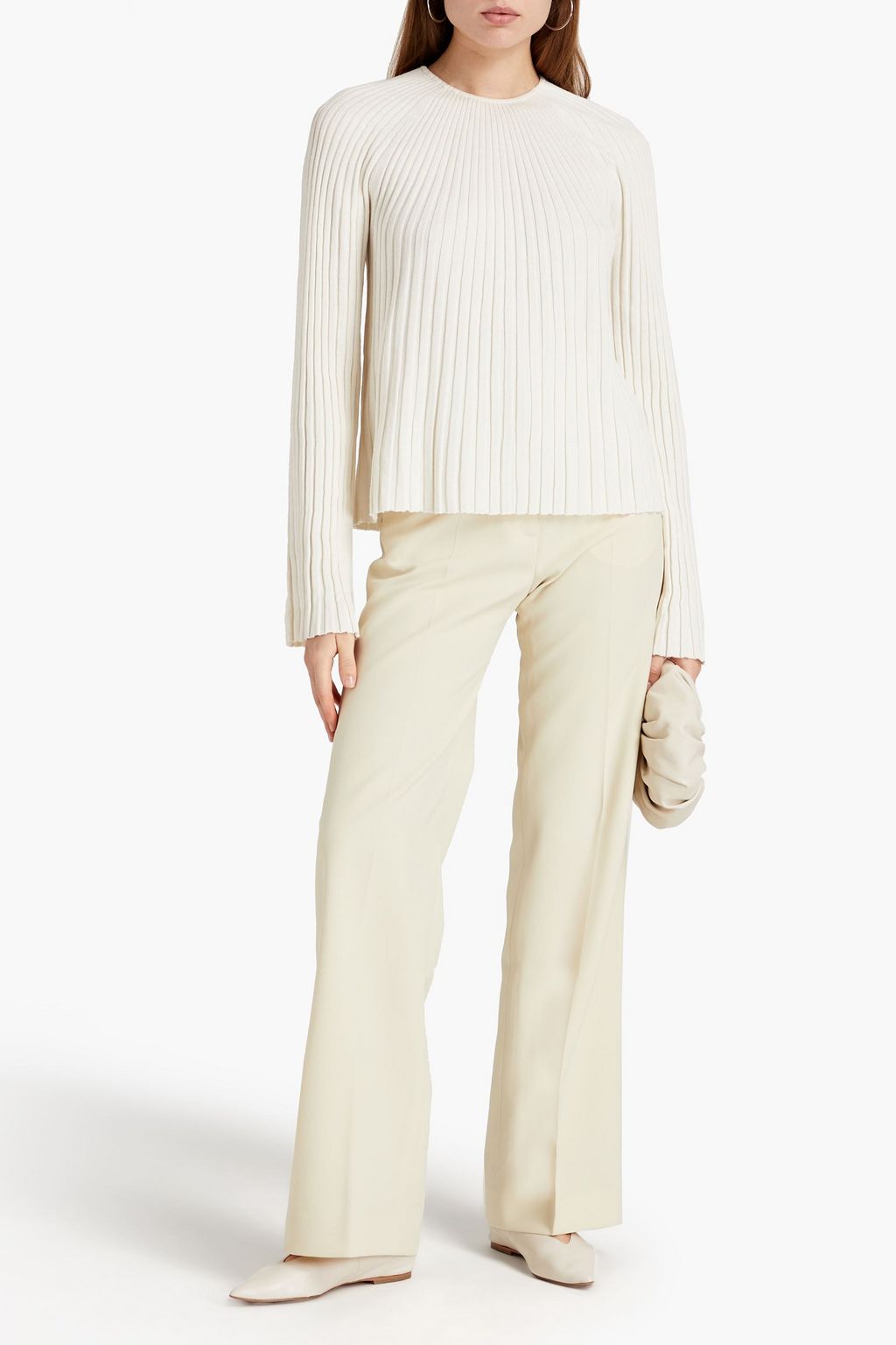 LOULOU STUDIO Hairan ribbed-knit sweater
