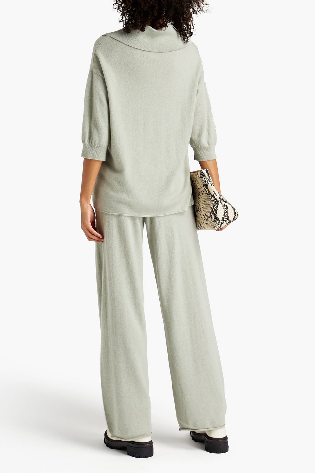 LOULOU STUDIO Tioman cashmere wide-leg pants