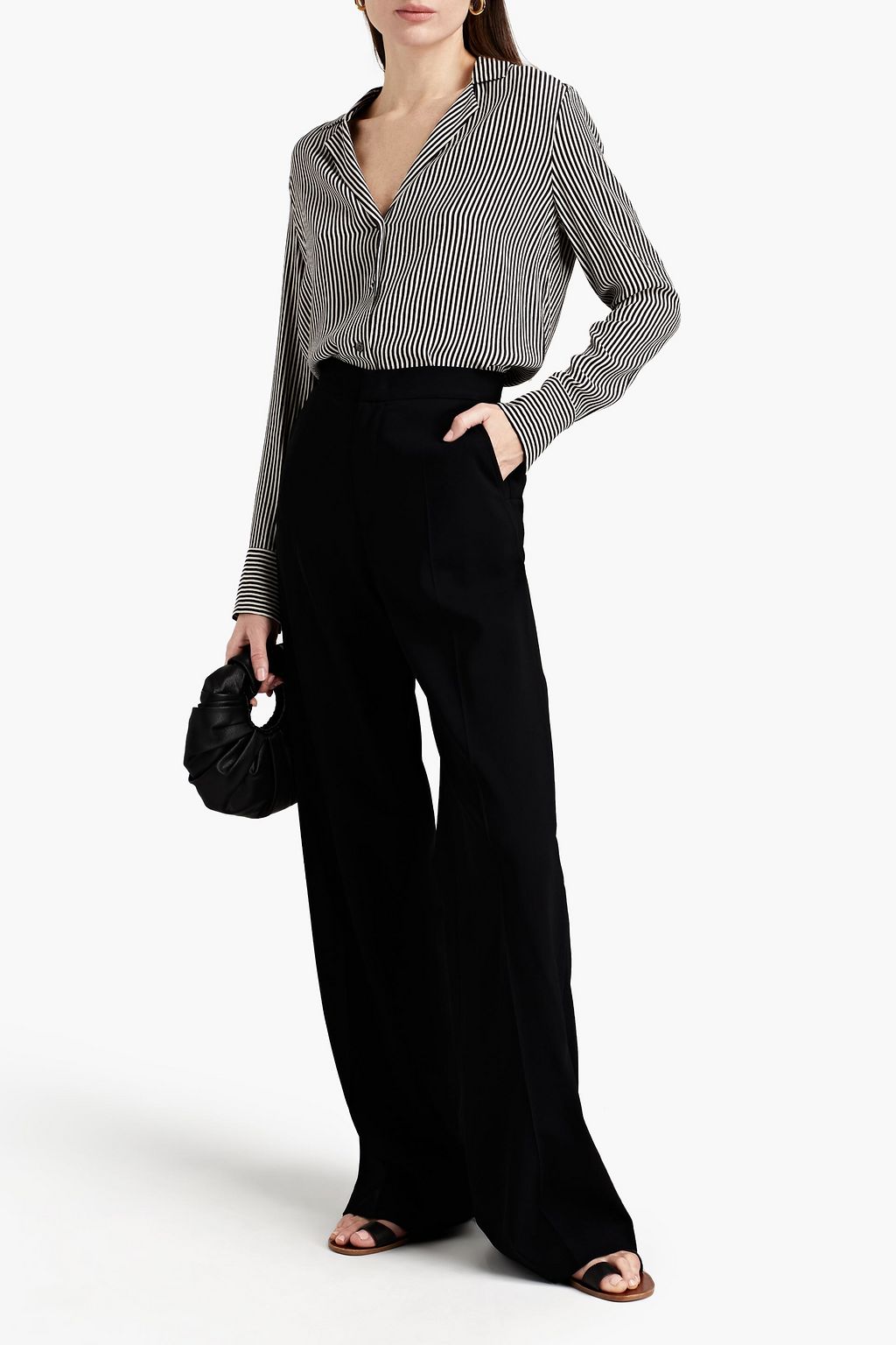 PHILOSOPHY DI LORENZO SERAFINI Crepe straight-leg pants