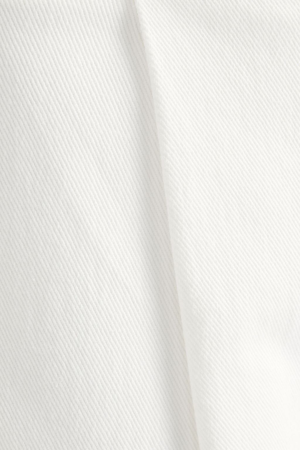 PHILOSOPHY DI LORENZO SERAFINI Belted pleated cotton-blend twill wide-leg pants