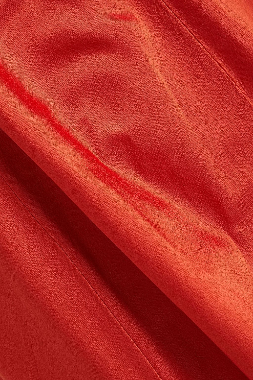 GHOST LONDON Stella draped satin-crepe maxi slip dress