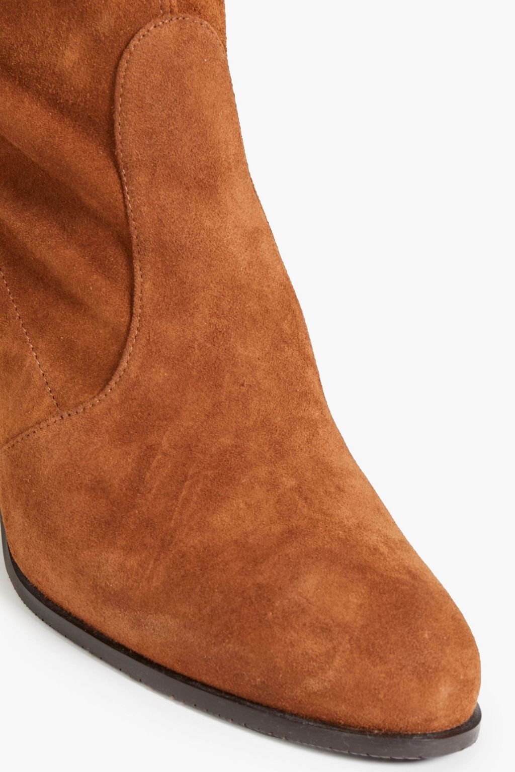 STUART WEITZMAN Stretch-suede over-the-knee boots