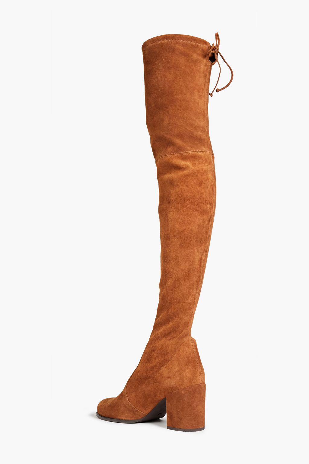 STUART WEITZMAN Stretch-suede over-the-knee boots