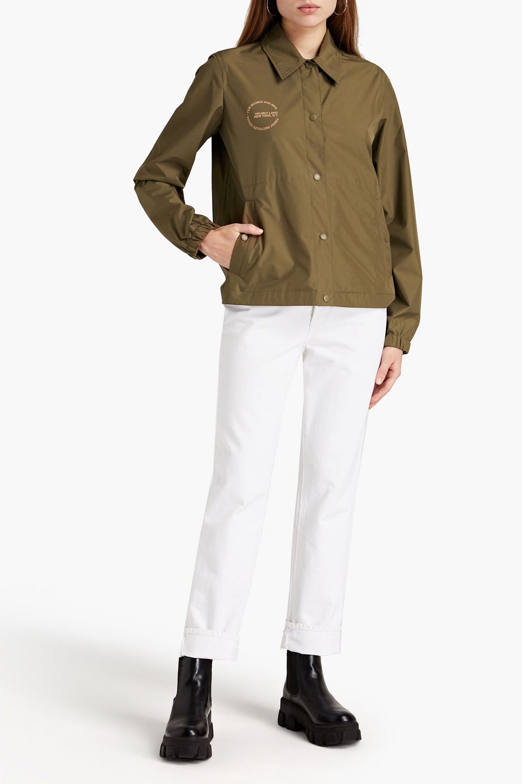 HELMUT LANG Printed shell jacket