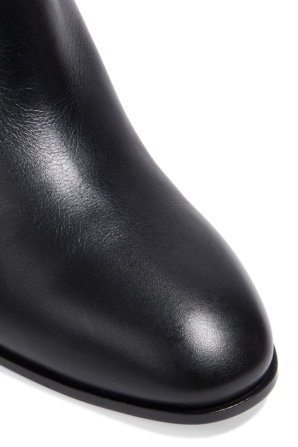 JIMMY CHOO Huxlie 45 buckled leather knee boots