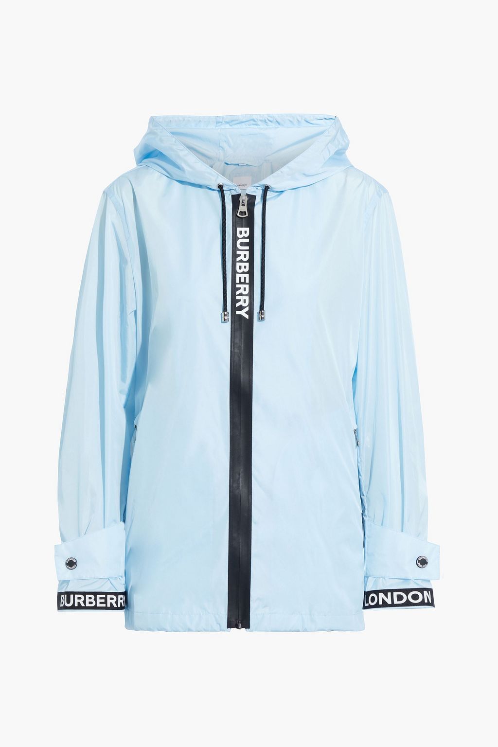 burberry shell hooded jacket