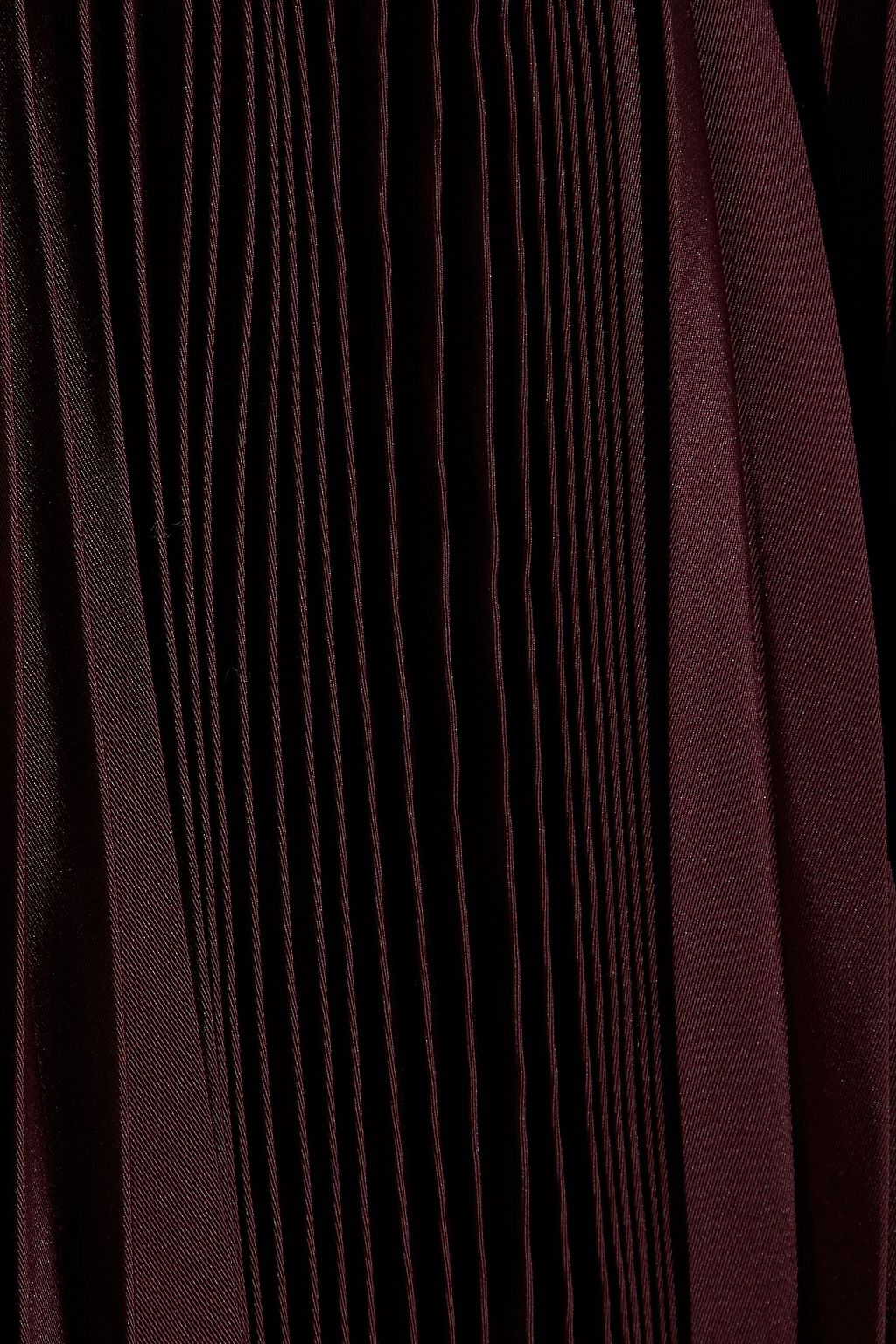 VALENTINO GARAVANI プリーツ入り コットン混ファイユ ワンピース