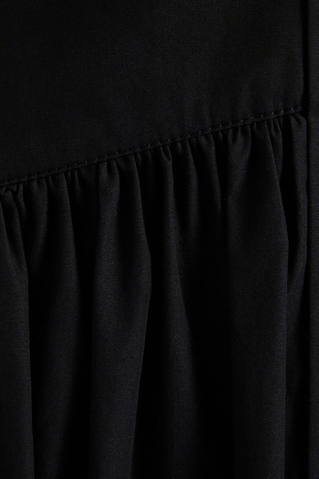 PHILOSOPHY DI LORENZO SERAFINI Gathered cotton-poplin maxi dress