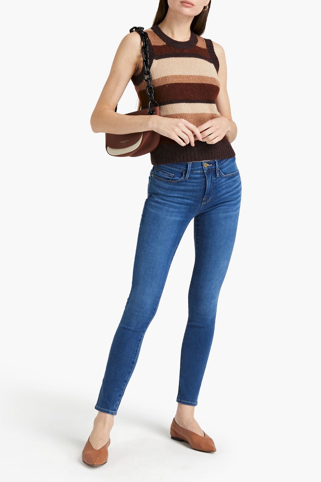 FRAME Le Skinny de Jeanne low-rise skinny jeans