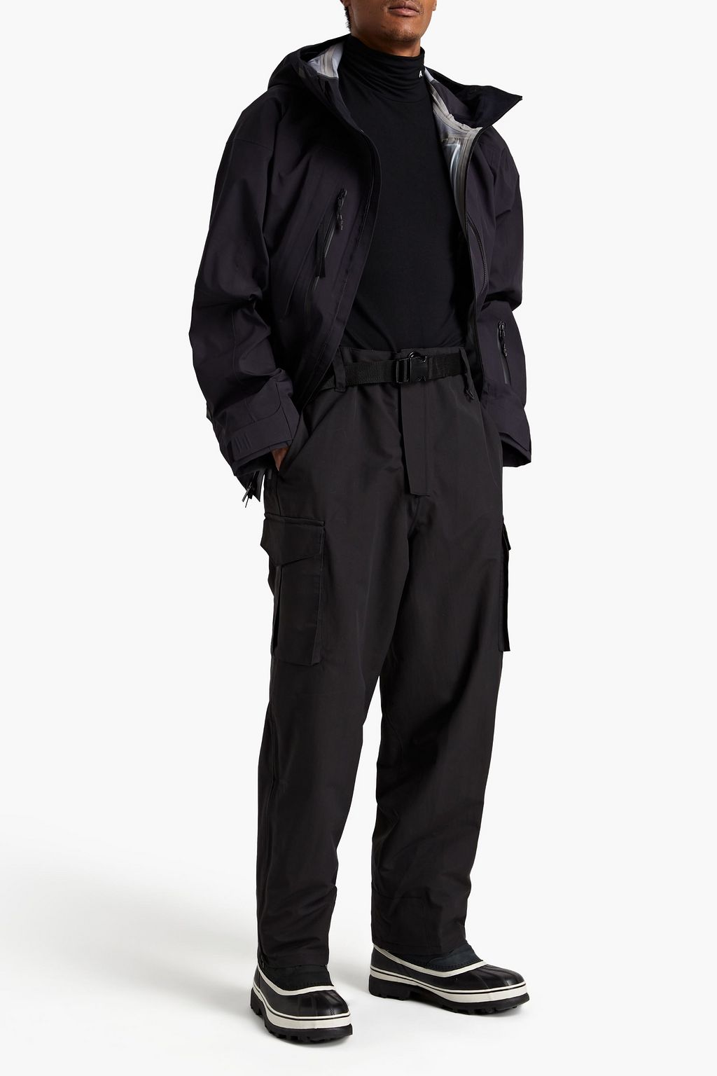 CANADA GOOSE Belted shell straight-leg pants