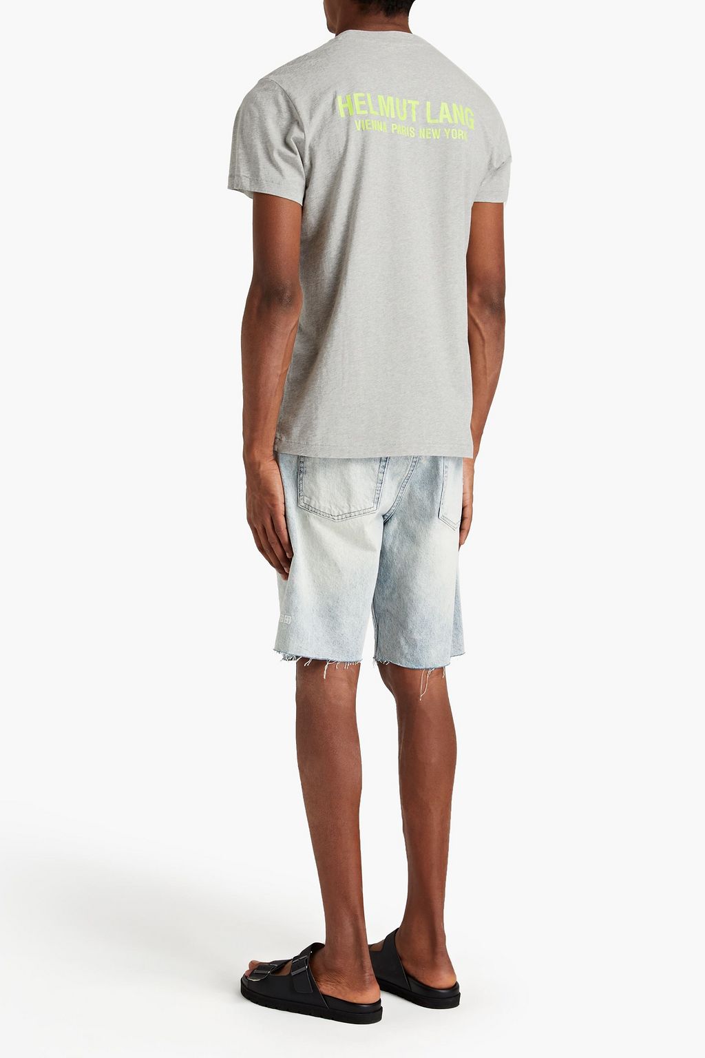 HELMUT LANG Printed cotton-jersey T-shirt