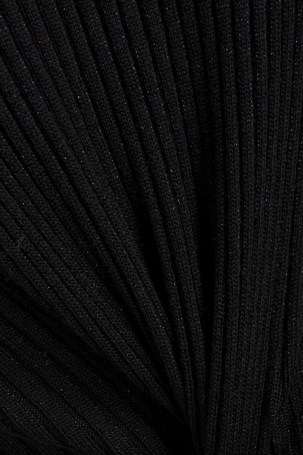 DIANE VON FURSTENBERG Hebe striped metallic wool sweater