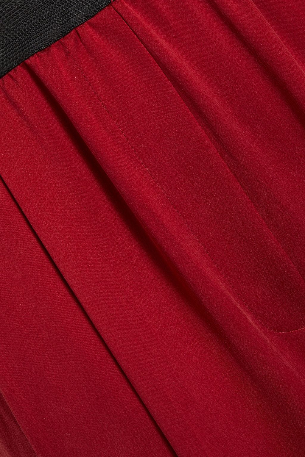 LOULOU STUDIO Pagai washed-silk straight-leg pants