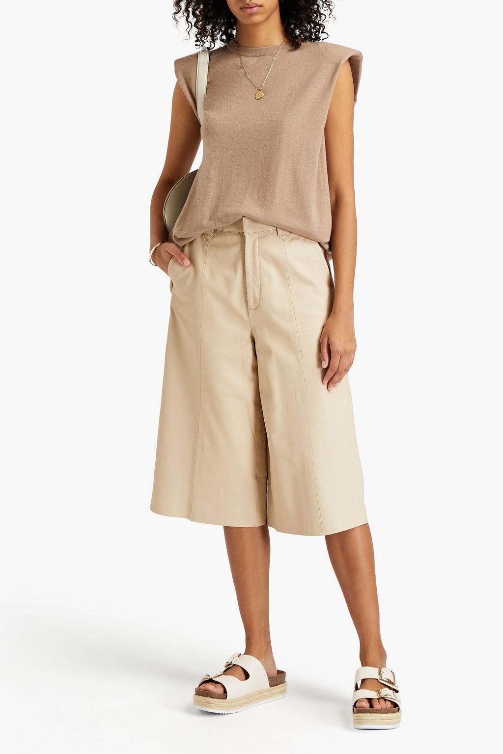 LOULOU STUDIO Prince wool and cashmere-blend top
