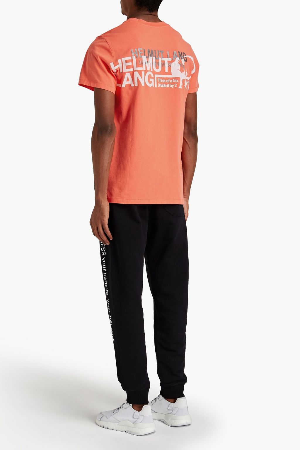 HELMUT LANG Printed cotton-jersey T-shirt