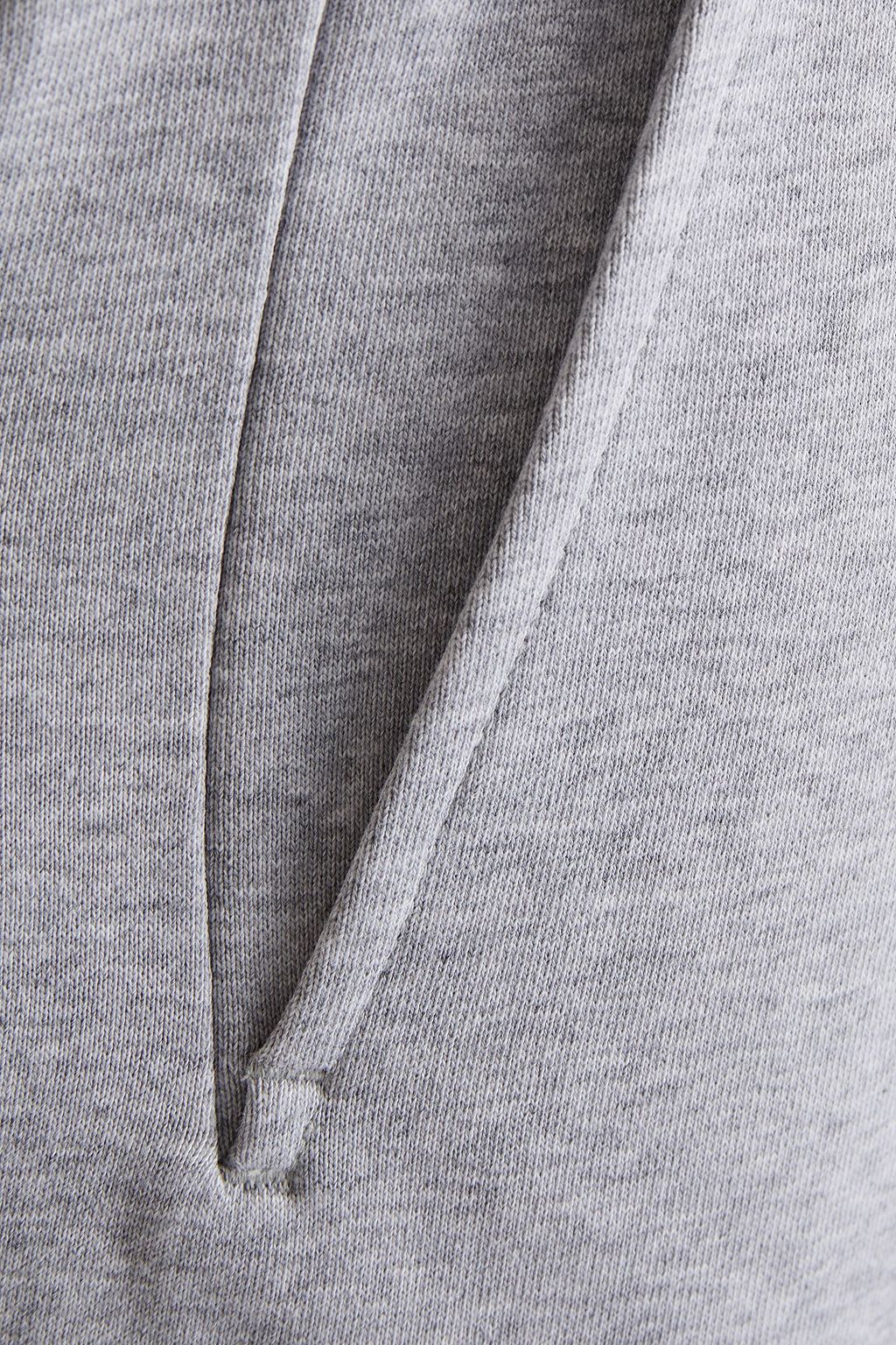 HELMUT LANG Printed French cotton-terry sweatpants