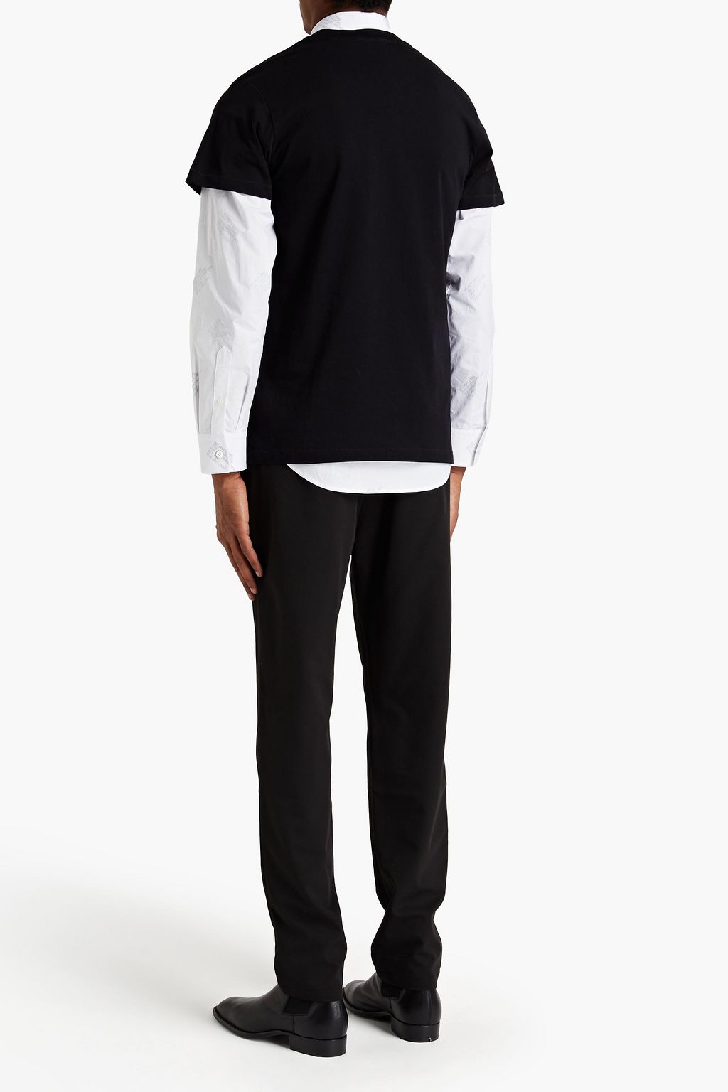 HELMUT LANG Embroidered cotton-jersey T-shirt