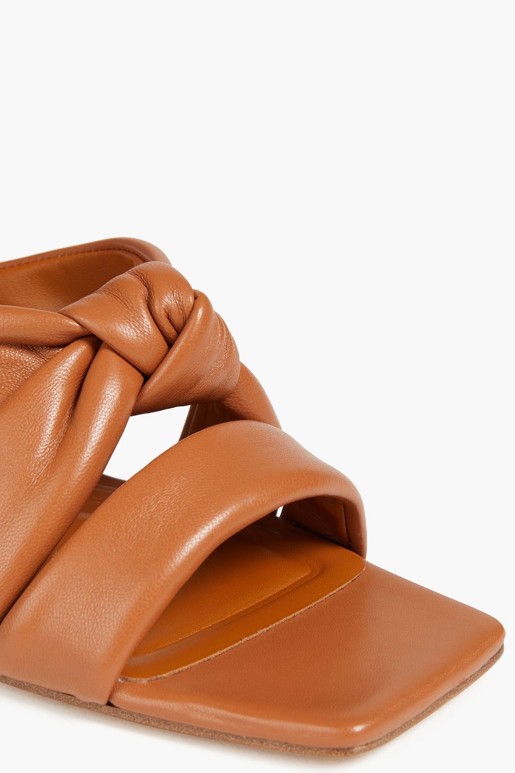 VINCE. Tucker knotted leather mules