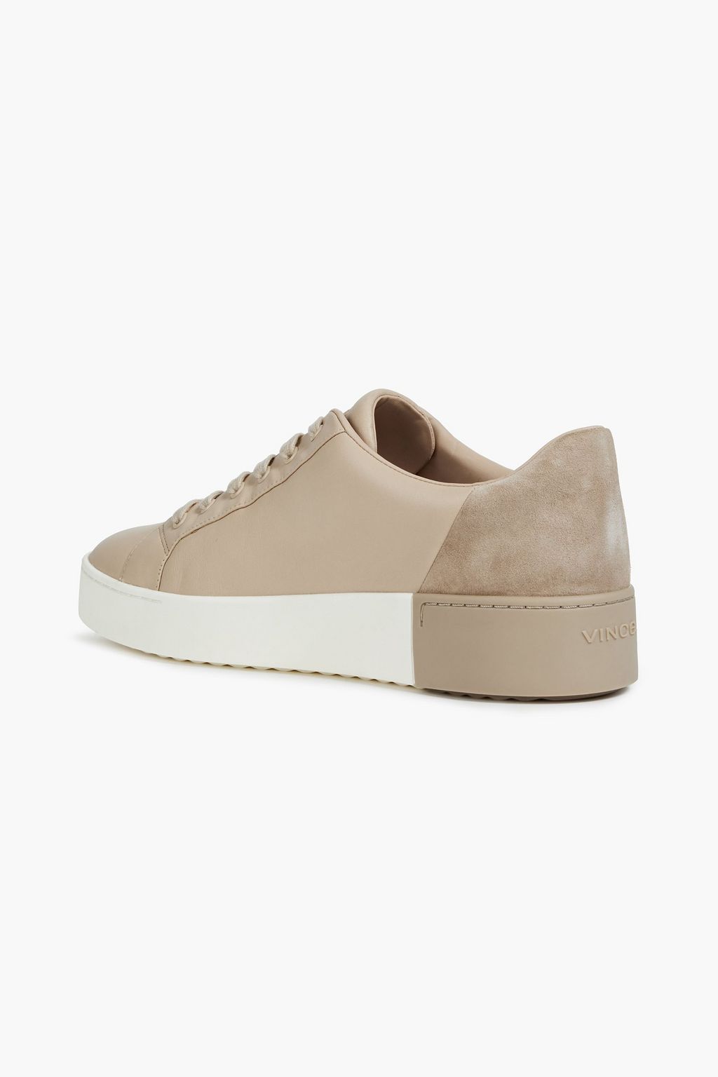 VINCE. Bensley leather and suede sneakers