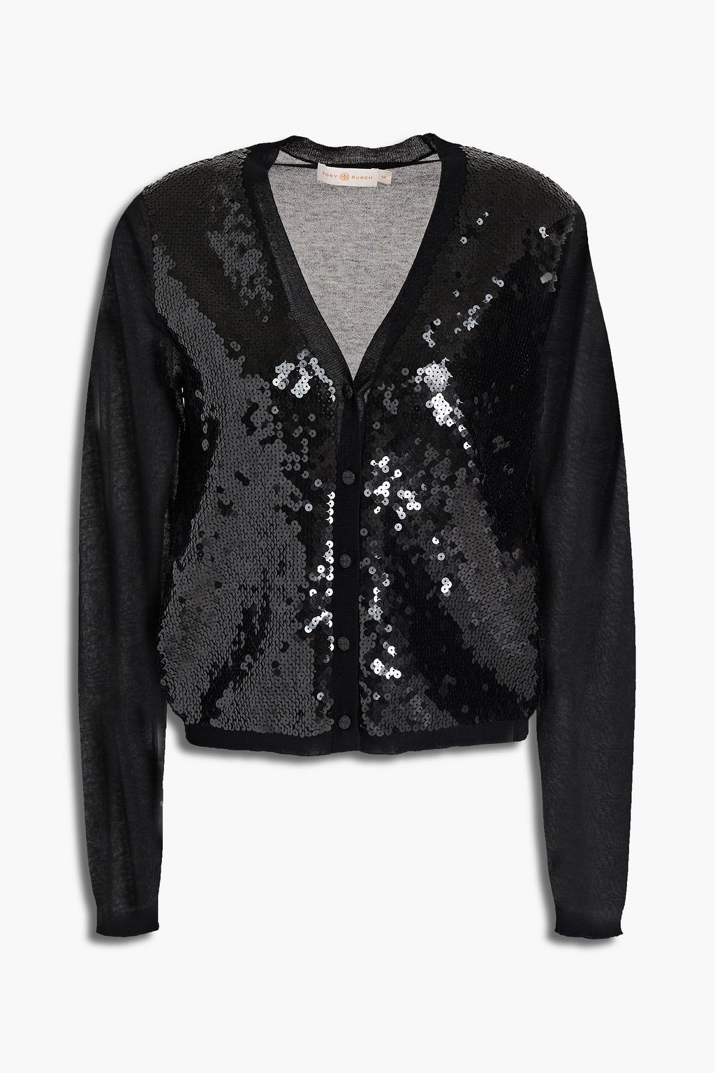 TORY BURCH Sequined cotton-blend cardigan | Sale up to 70% off | THE OUTNET