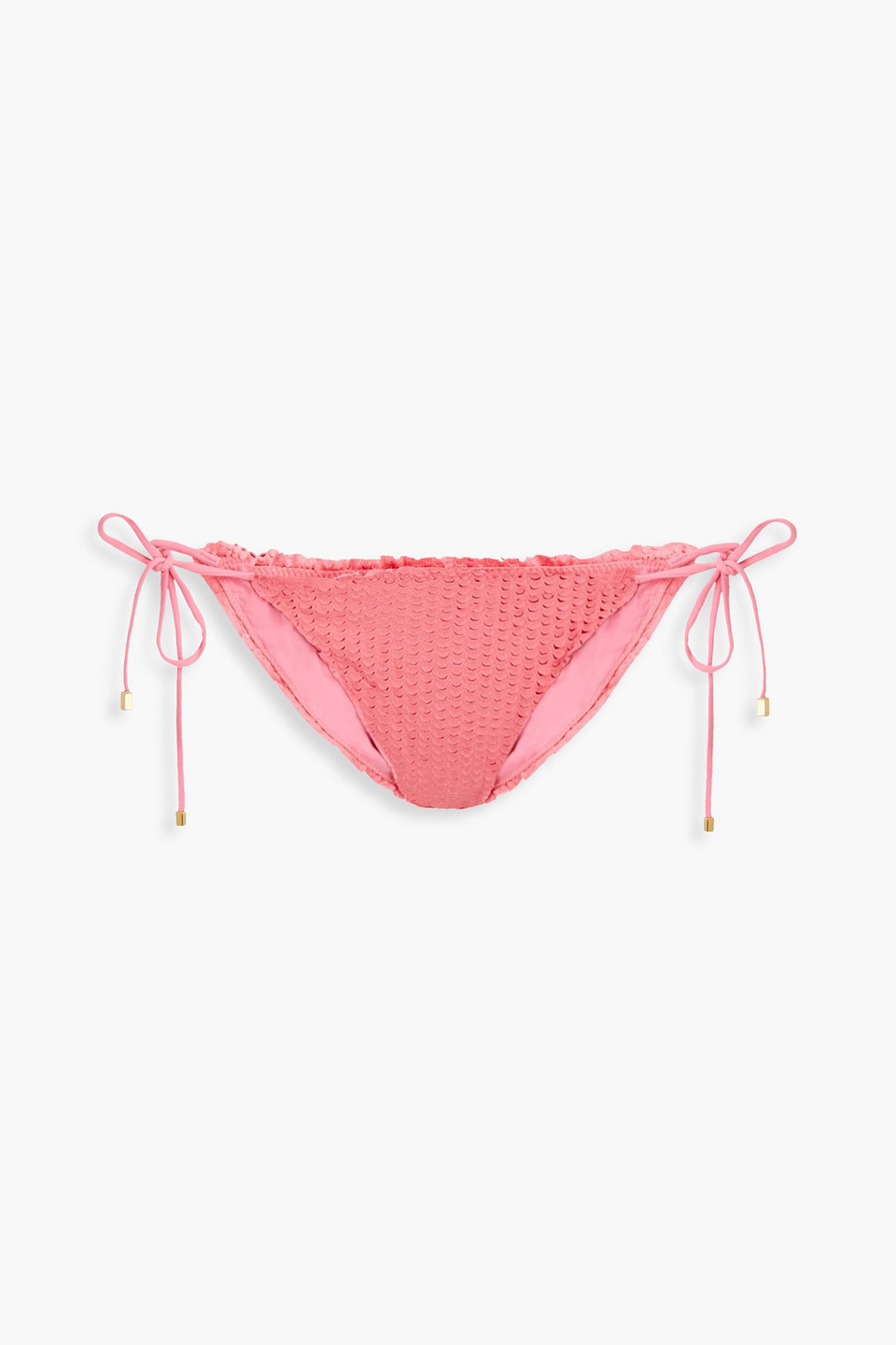 Scales Ripple laser-cut low-rise bikini briefs