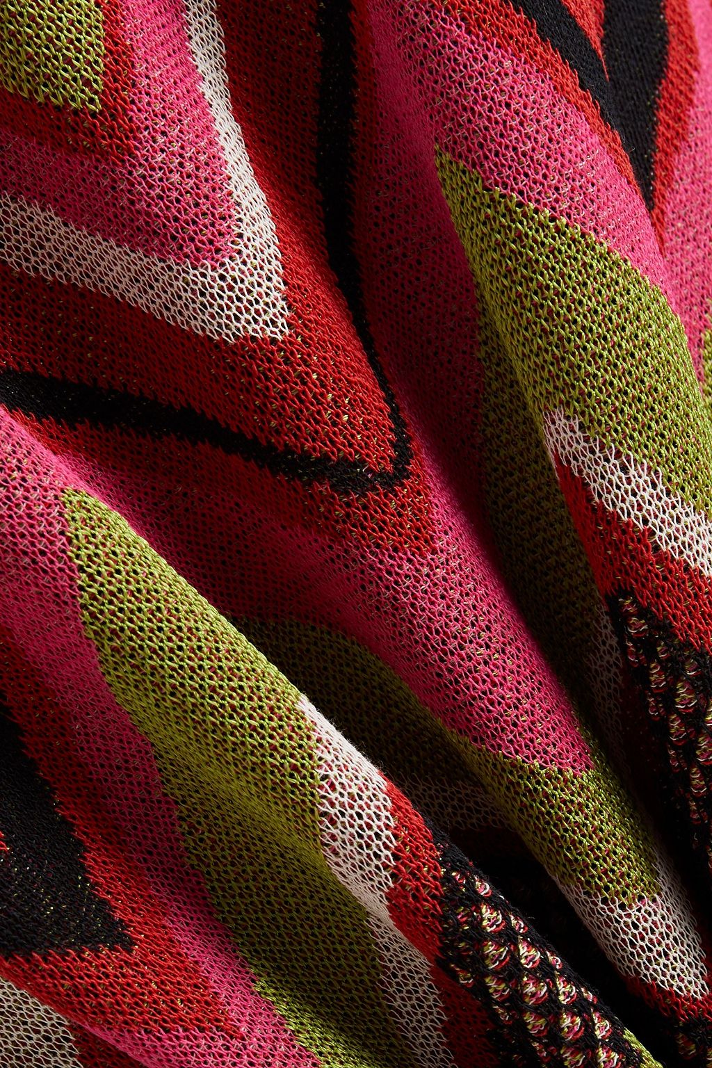 M MISSONI Cotton-blend crochet-knit top