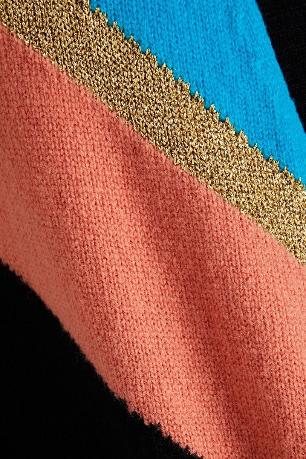 M MISSONI Metallic-trimmed wool vest