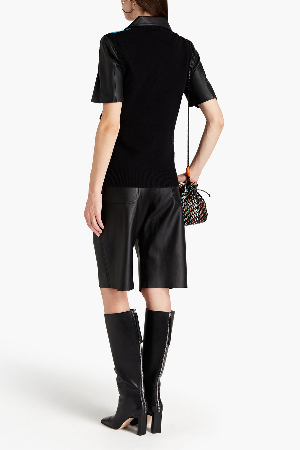 M MISSONI Metallic-trimmed wool vest