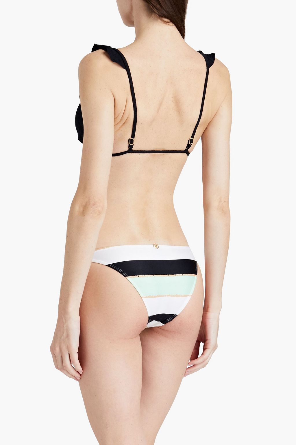 VIX PAULA HERMANNY Ruffled triangle bikini top