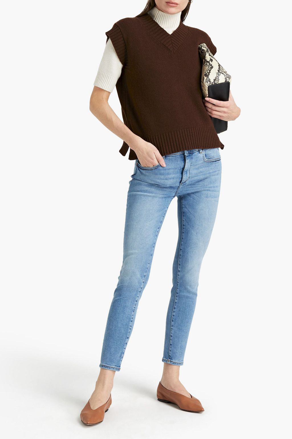 DL1961 Faded mid-rise skinny jeans