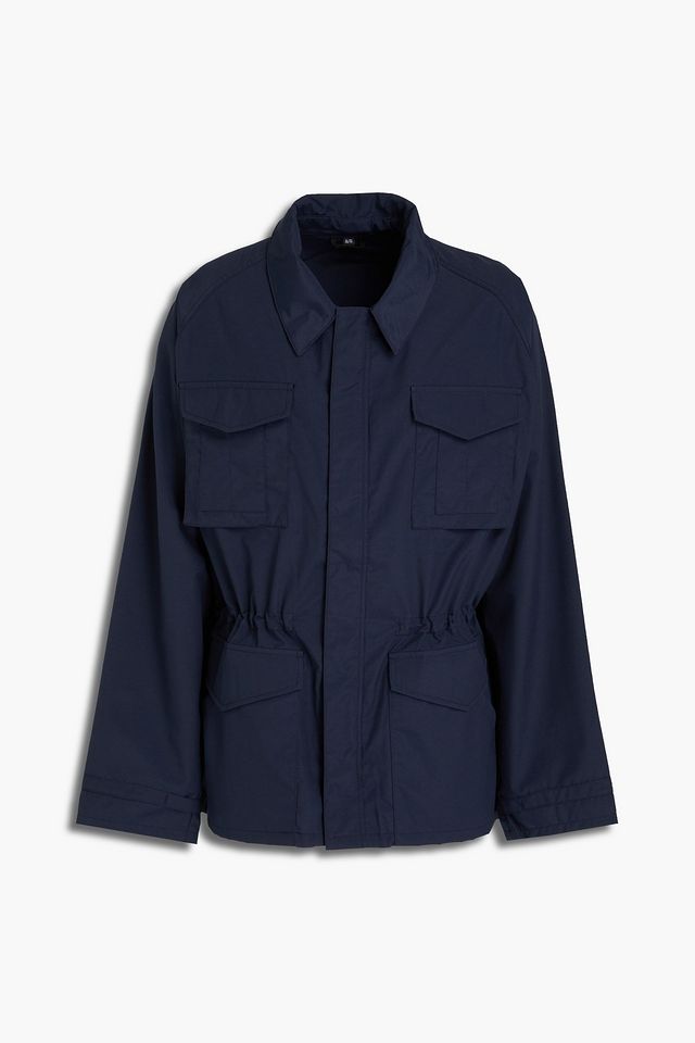 Shell hooded field jacket