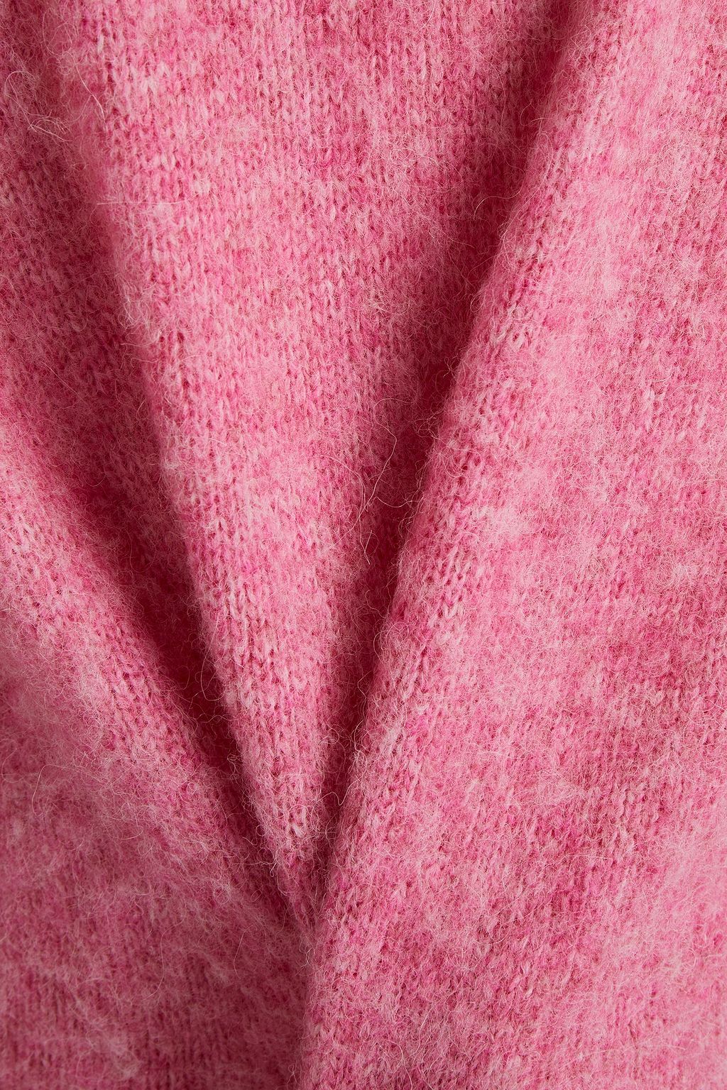 HELMUT LANG Brushed mélange knitted sweater