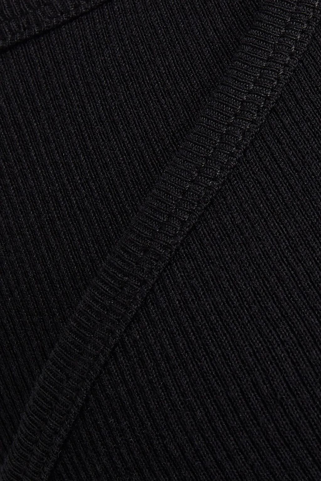 HELMUT LANG Ribbed jersey top