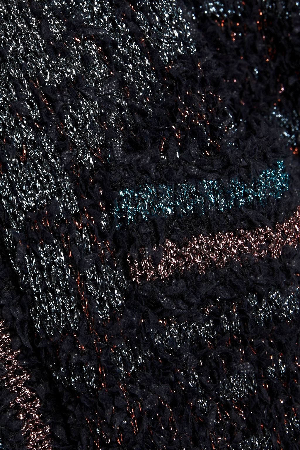 M MISSONI Metallic bouclé-knit vest