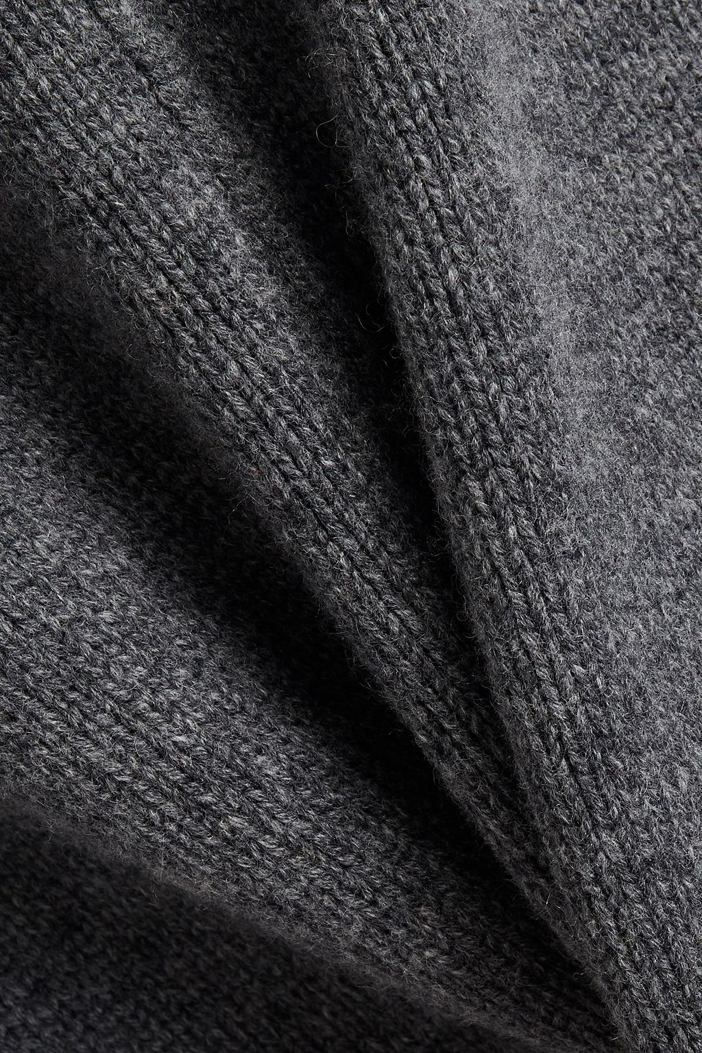 HELMUT LANG Mélange wool and cashmere-blend turtleneck sweater