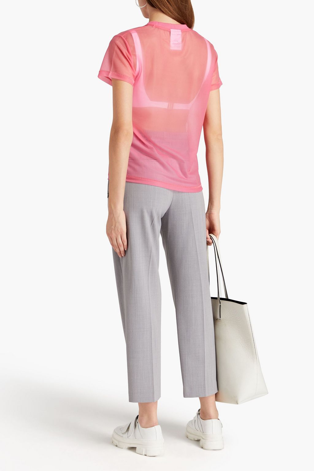HELMUT LANG Logo-embroidered jersey T-shirt
