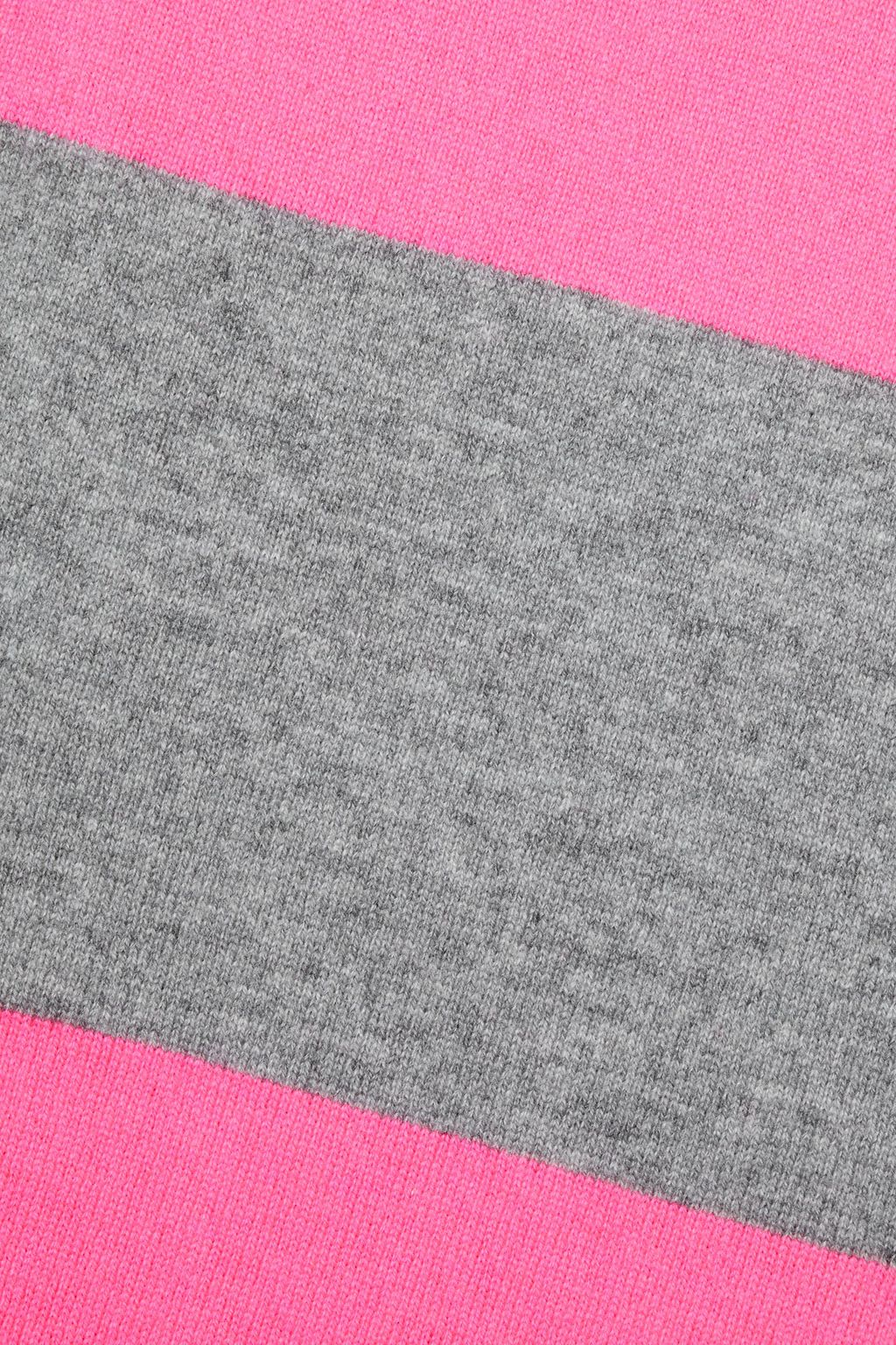 CHINTI & PARKER Striped wool and cashmere-blend scarf