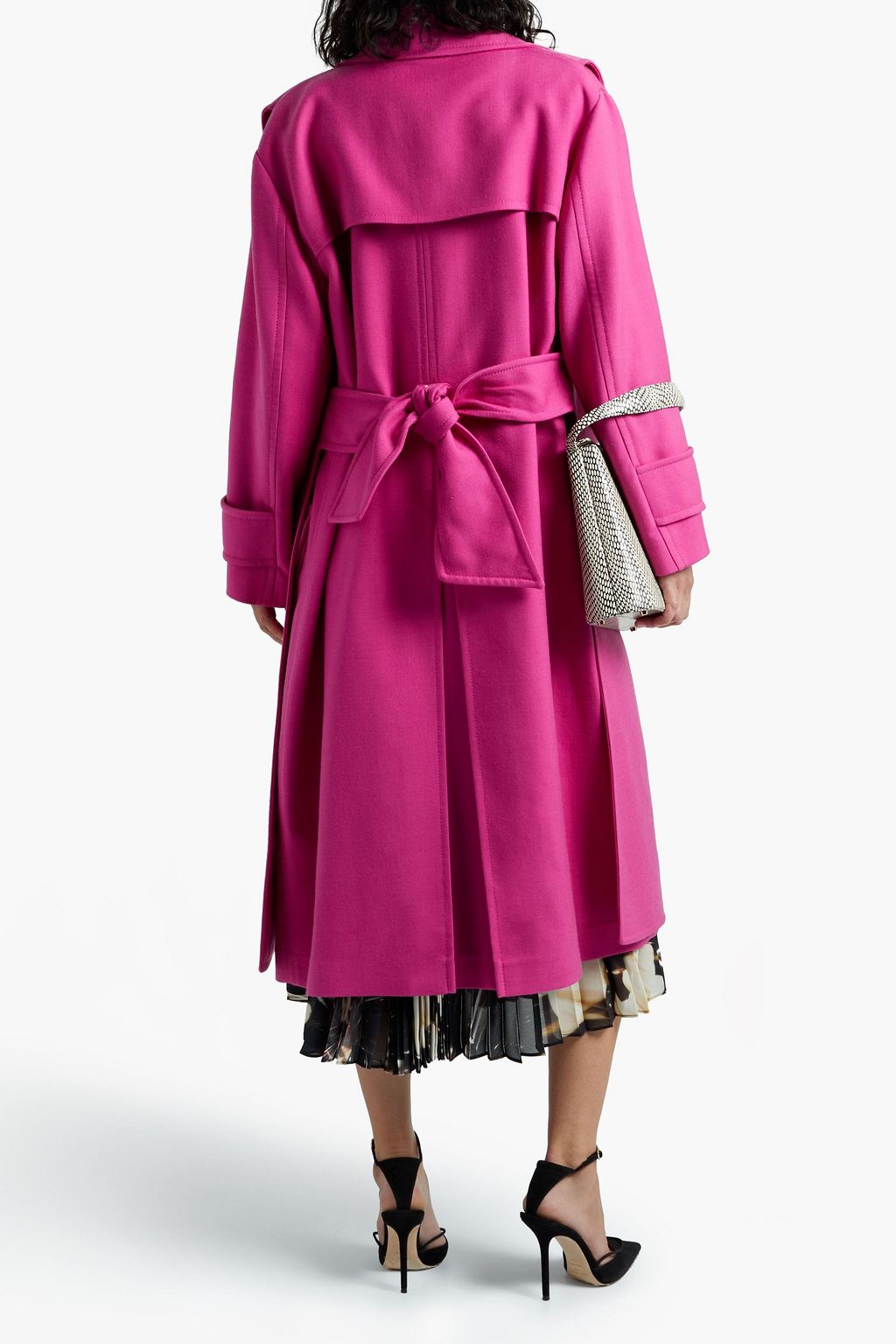 VALENTINO GARAVANI Double-breasted layered wool-blend gabardine coat