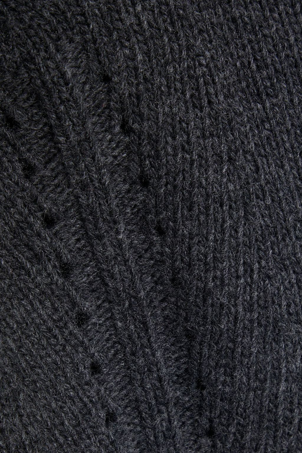 VALENTINO GARAVANI Pointelle-knit wool and cashmere-blend camisole