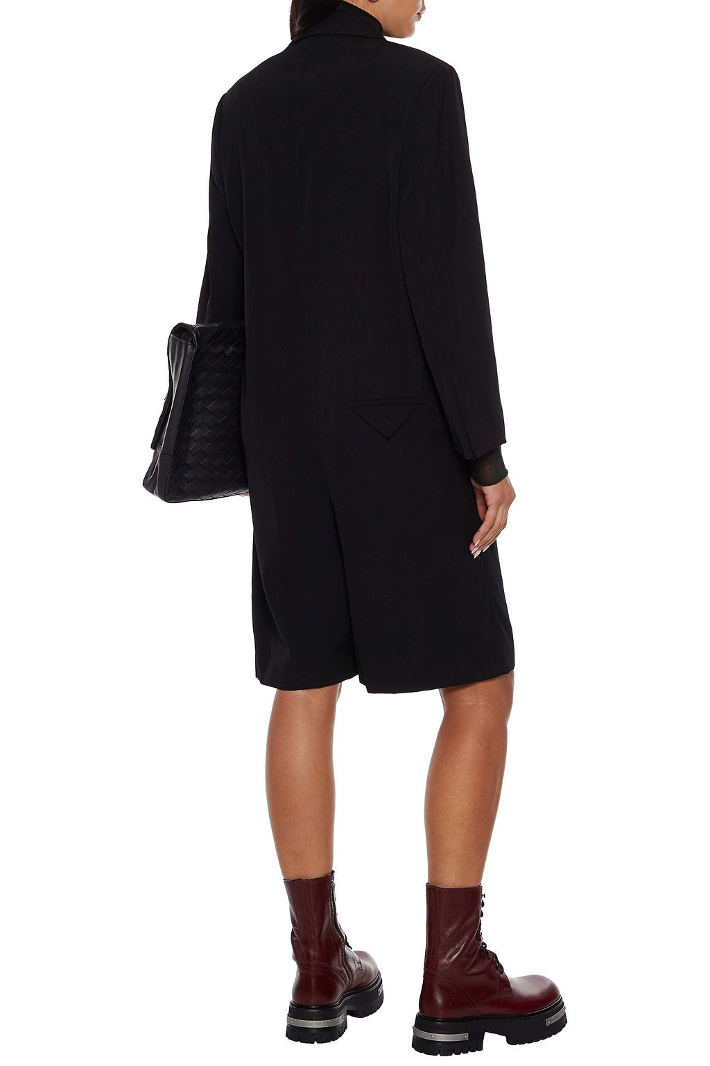 BOTTEGA VENETA Wool-twill playsuit