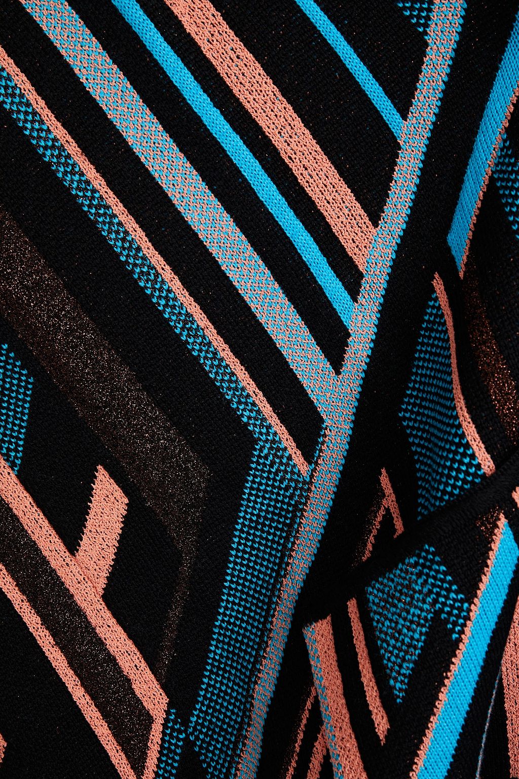 M MISSONI Metallic intarsia-knit cardigan