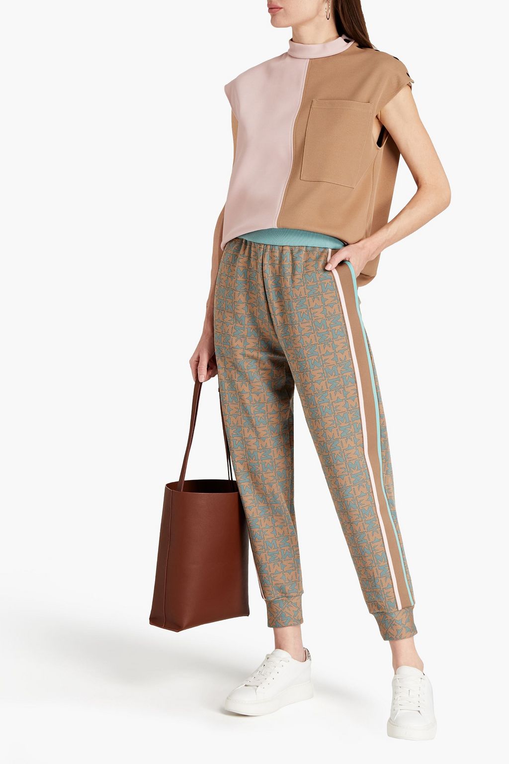 M MISSONI Jacquard-knit track pants