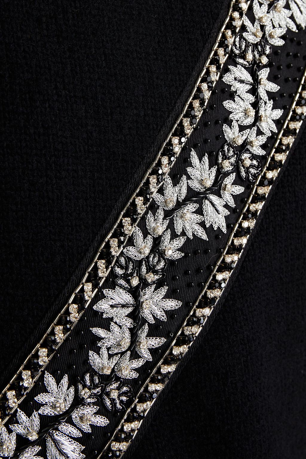 AMIRI Embellished wool and cashmere-blend sweater