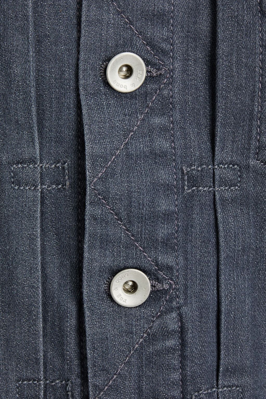 Anthracite Shrunken Trucker pleated 