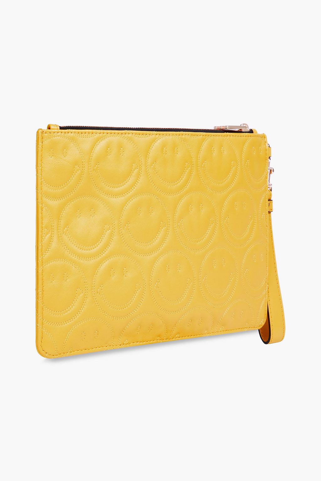 MOSCHINO Quilted leather clutch