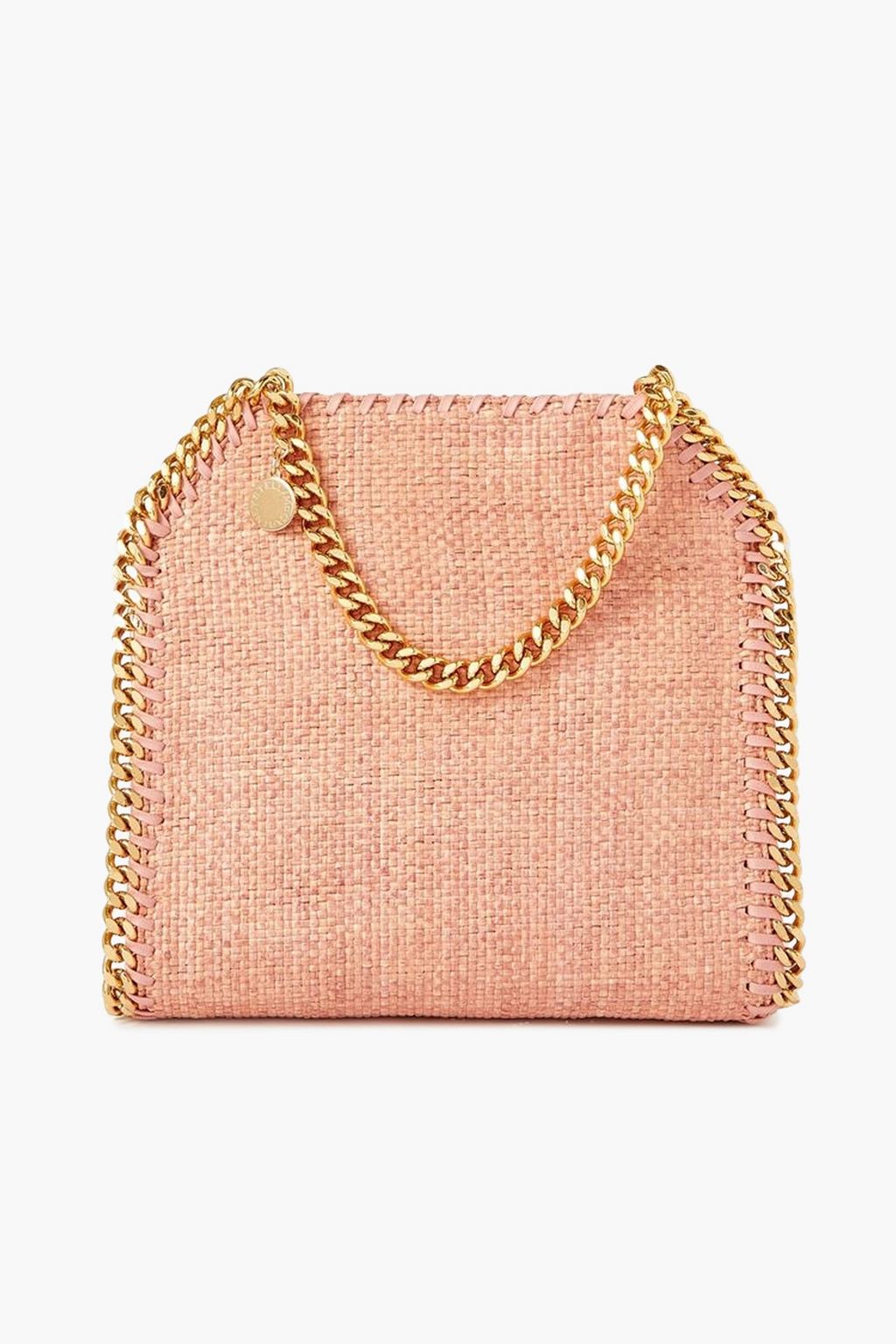 STELLA MCCARTNEY The Falabella mini woven raffia tote THE OUTNET